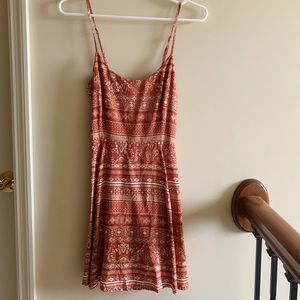 Patterned Rust dress from Forever 21